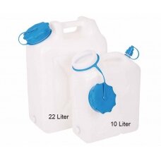 10 litrų plataus burnos vandens balionėlis, suapvalinta forma, apsauga nuo UV spindulių