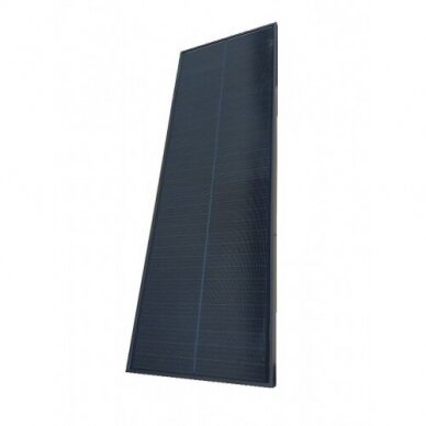 200W Juodos monokristalinės saulės baterijos komplektas 1