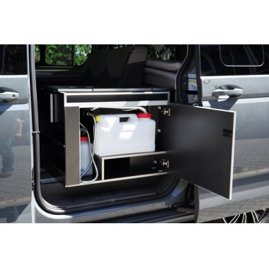 VW T7 FreeVan virtuvės modulis su technologija, be viryklės 2 VW T7 FreeVan virtuvės modulis su technologija, be viryklės 2