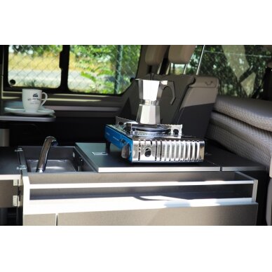VW T7 FreeVan virtuvės modulis su technologija, be viryklės 3 VW T7 FreeVan virtuvės modulis su technologija, be viryklės 3