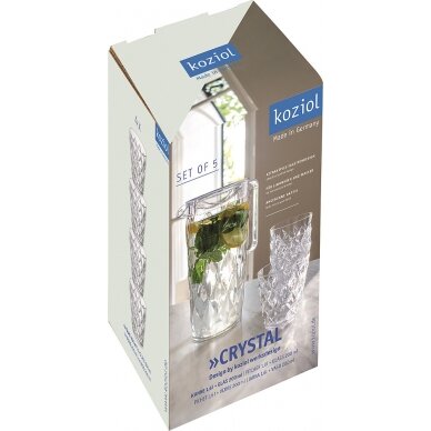 1,6 l ąsotis su 4 puodeliais 250 ml skaidrus 2 1,6 l ąsotis su 4 puodeliais 250 ml skaidrus 2