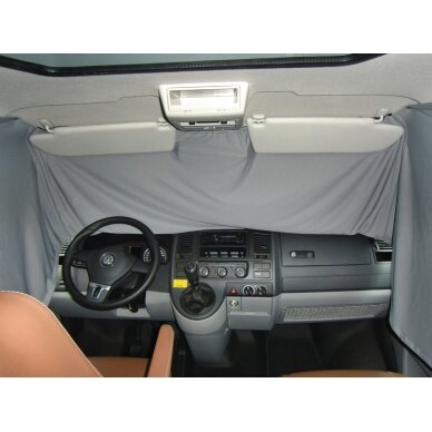 Kabinos užuolaidų komplektas - Fiat Ducato >2006 - 1 dalis, pilkas Kabinos užuolaidų komplektas - Fiat Ducato >2006 - 1 dalis, pilkas