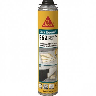 Sika Boom®-562 Foam Fix Plus – 750 ml (su apsauginiu vožtuvu) Sika Boom®-562 Foam Fix Plus – 750 ml (su apsauginiu vožtuvu)