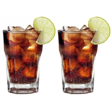 2 400 ml sulčių stiklinių rinkinys iš Tritano (be BPA)
