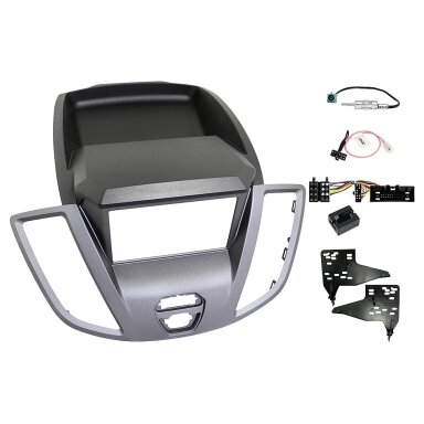 2-DIN premium montavimo komplektas Ford Transit V363 nuo 2014 m 2-DIN premium montavimo komplektas Ford Transit V363 nuo 2014 m