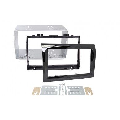 2-DIN premium instaliacinė plokštė Fiat nuo 2006m., juoda 2-DIN premium instaliacinė plokštė Fiat nuo 2006m., juoda