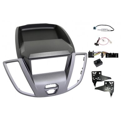 2-DIN premium montavimo komplektas Ford Transit V363 nuo 2014 m 2-DIN premium montavimo komplektas Ford Transit V363 nuo 2014 m