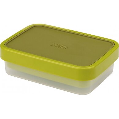 2-in-1 priešpiečių dėžutė žalia 2-in-1 priešpiečių dėžutė žalia