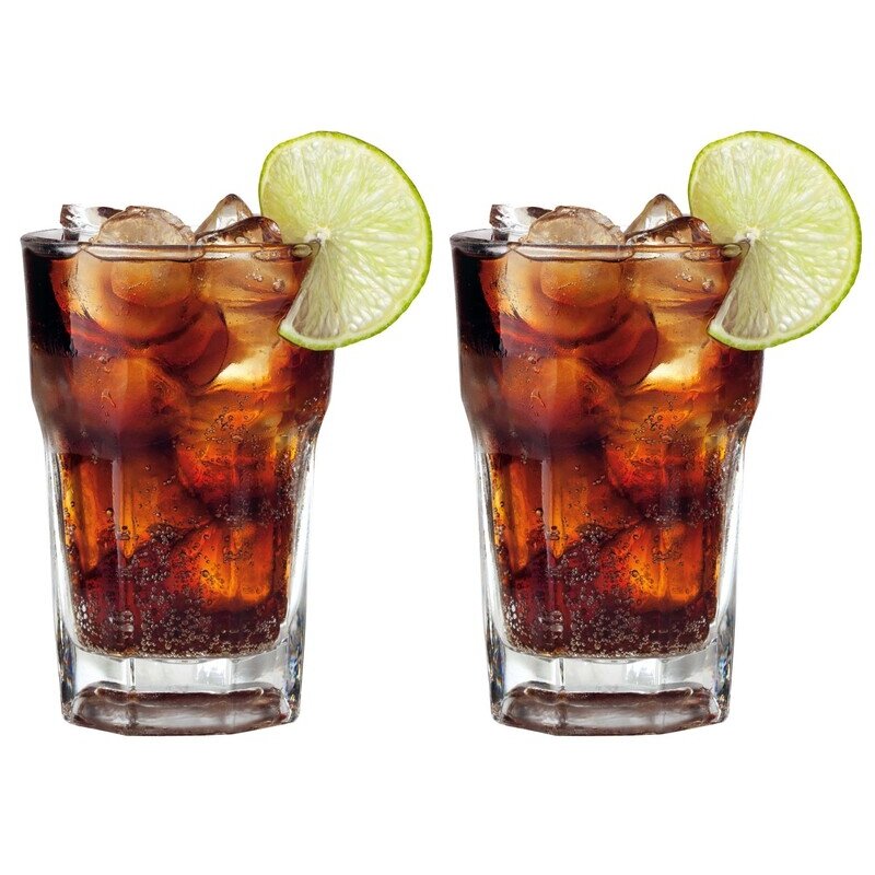 2 400 ml sulčių stiklinių rinkinys iš Tritano (be BPA)