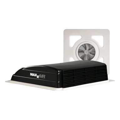 MaxxFan MINI 36x36 juodas su LED