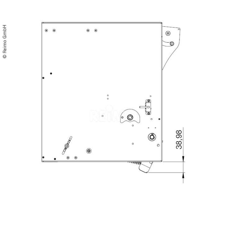 3 pakopų pakopa, pakopos plotis 530mm, variklis dešinėje 1 3 pakopų pakopa, pakopos plotis 530mm, variklis dešinėje 1