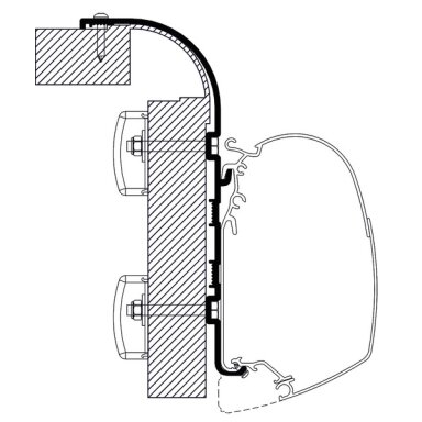 Adapteris Thule Omnistor markizės Bailey
