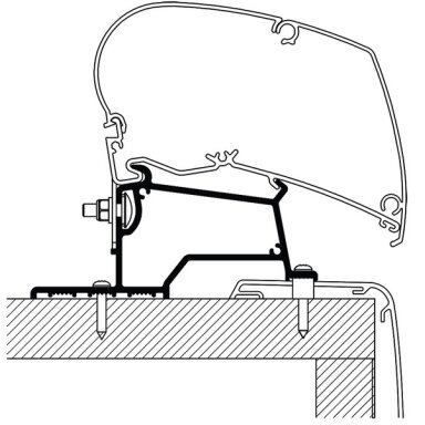 Rapido Comp.Integral 500cm adapteris Rapido Comp.Integral 500cm adapteris