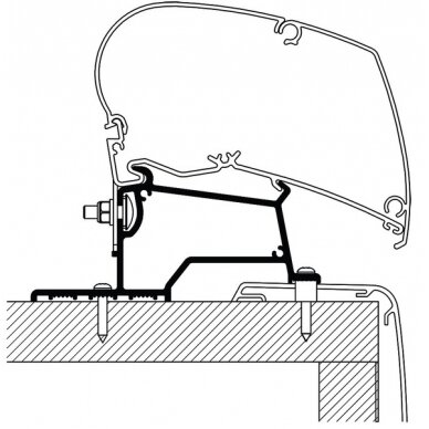 Rapido Comp.Integral 500cm adapteris Rapido Comp.Integral 500cm adapteris