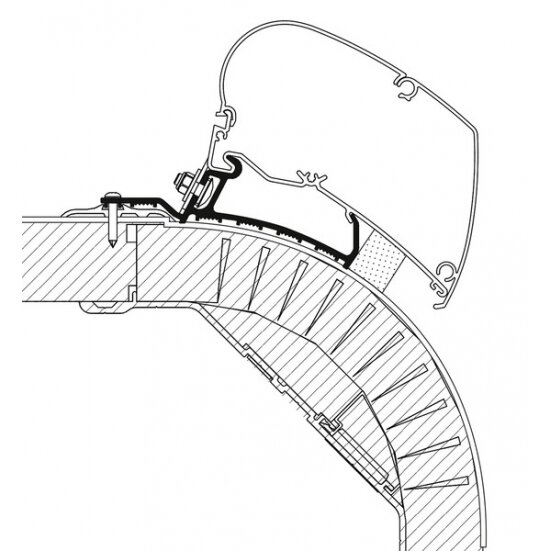 Adapteris Thule Omnistor Laika Kreos, skirtas TO 9200 / 6300 Adapteris Thule Omnistor Laika Kreos, skirtas TO 9200 / 6300