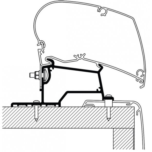 Rapido Comp.Integral 500cm adapteris