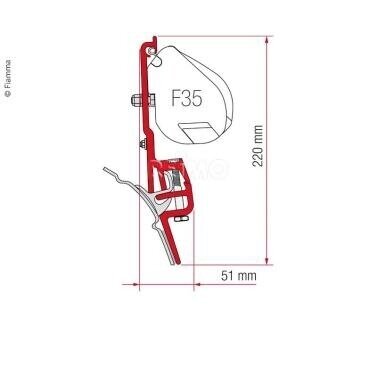 Adapteris markizei Fiamma F35 Pro 10 Adapteris markizei Fiamma F35 Pro 10