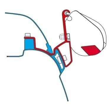Adapteris markizei Fiamma F35 Pro 4 Adapteris markizei Fiamma F35 Pro 4