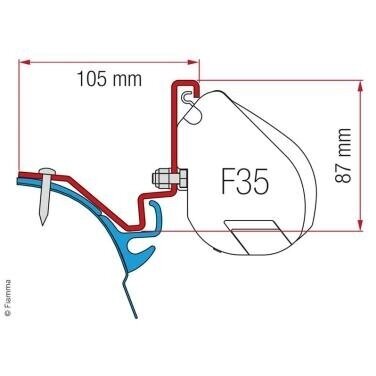 Adapteris markizei Fiamma F35 Pro 6