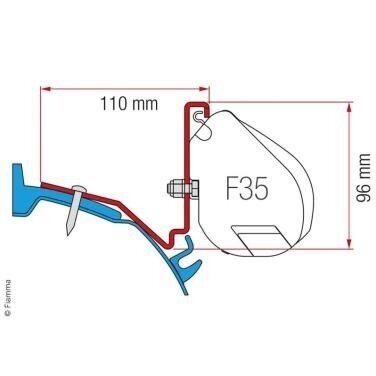 Adapteris markizei Fiamma F35 Pro 24 Adapteris markizei Fiamma F35 Pro 24