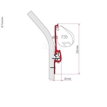Adapteris markizei Fiamma F35 Pro 16