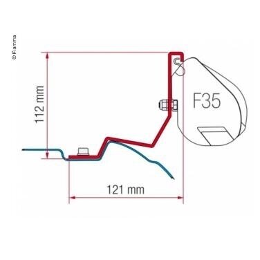 Adapteris markizei Fiamma F35 Pro 25