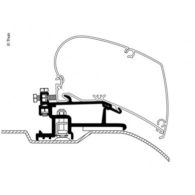 Plokščias adapteris Omnistor 6002/6900, skirtas Fiat Ducato ir panašiems 2007 m. Plokščias adapteris Omnistor 6002/6900, skirtas Fiat Ducato ir panašiems 2007 m.