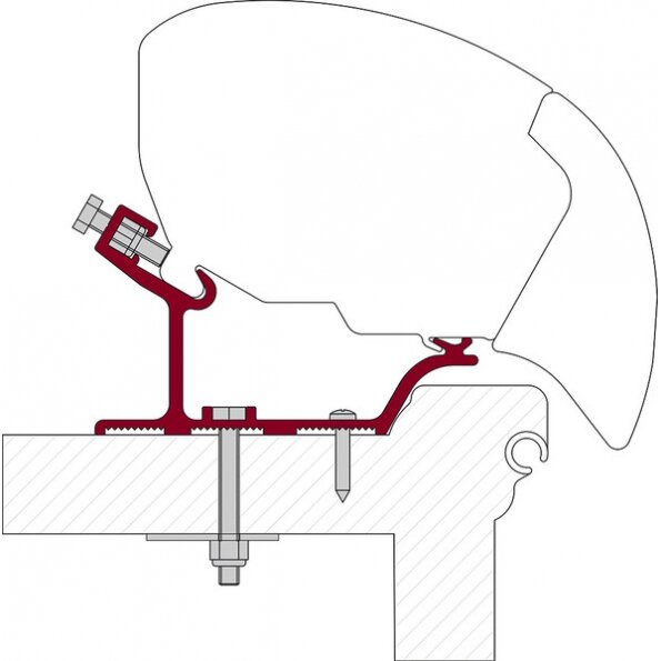 Adapteris Fiamma stogo tentams F65, F65S ir F65L Adapteris Fiamma stogo tentams F65, F65S ir F65L