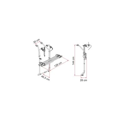 Carry Bike VW T5 D / T6 D – sidabrinis Carry Bike VW T5 D / T6 D – sidabrinis