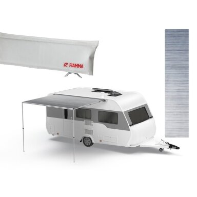 „Fiamma CaravanStore Evo 290cm“ namelio ant ratų tentas tentiniam bėgeliui „Fiamma CaravanStore Evo 290cm“ namelio ant ratų tentas tentiniam bėgeliui