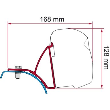 F45s / F43van adapteris Renault Trafic / Opel Vivaro / Nissan Primastar L1 / L2 iki 2015 F45s / F43van adapteris Renault Trafic / Opel Vivaro / Nissan Primastar L1 / L2 iki 2015