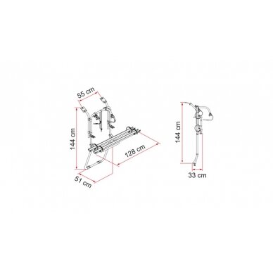 Carry Bike laikiklis Renault Trafic ir pnašūs su padalintomis galinėmis durimis 1 Carry Bike laikiklis Renault Trafic ir pnašūs su padalintomis galinėmis durimis 1