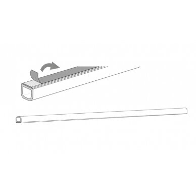 370 cm sandarinimo profilių rinkinys, skirtas Fiamma F80S – Fiat Ducato 2