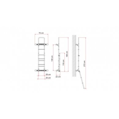 2006 m. tvirtinimo profilio komplektas Bars Deluxe DJ Sprinter/Crafter – sidabras 1