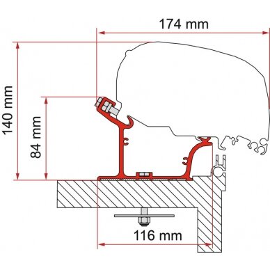 Fiamma adapteris Adria Caravan nuo 2015 m. Fiamma adapteris Adria Caravan nuo 2015 m.