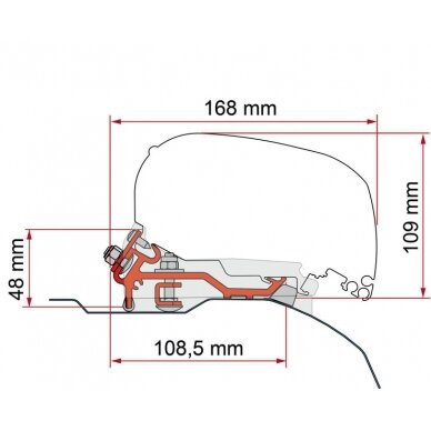 F80S / F85L plokščių adapterių rinkinys aukštam stogui H2 – giliai juodas F80S / F85L plokščių adapterių rinkinys aukštam stogui H2 – giliai juodas