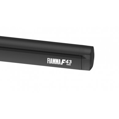 Fiamma markizė F43 – sieninė markize 3,0 m, karališka pilka, korpusas juodas Fiamma markizė F43 – sieninė markize 3,0 m, karališka pilka, korpusas juodas