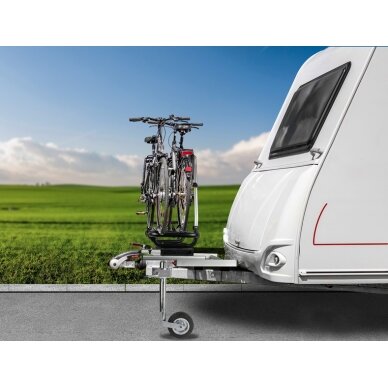 LAS adapteris dviračių laikikliui BC260 grąžulo laikiklis, juodas 2