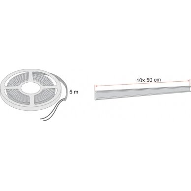 Apšvietimas COB-LED f.F80 1