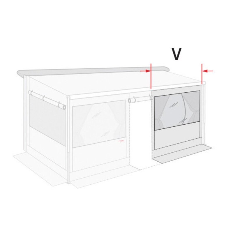 Priekinė sienelė 190, skirtas CStore XL – su langu 1