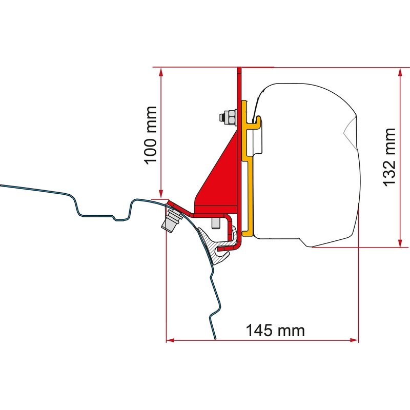 Tento adapteris F45, skirtas T5 / T6 1 Tento adapteris F45, skirtas T5 / T6 1