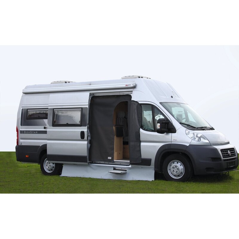 Stumdomos durys - tinklelis nuo uodų Fiat Ducato nuo 07, tvirtinimas prie magneto 1 Stumdomos durys - tinklelis nuo uodų Fiat Ducato nuo 07, tvirtinimas prie magneto 1