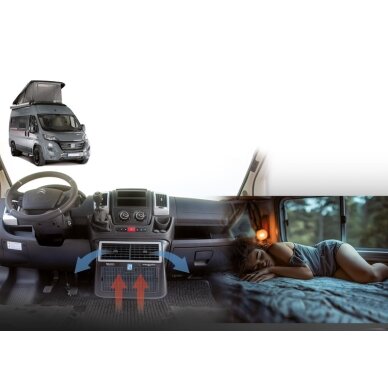 „Fiat Ducato“ / „Citroën Jumper“ / „Renault Boxer“ / „Opel Movano“ oro kondicionavimo sistema Ultra Comfort 8000 3 „Fiat Ducato“ / „Citroën Jumper“ / „Renault Boxer“ / „Opel Movano“ oro kondicionavimo sistema Ultra Comfort 8000 3