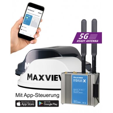 Maxview Roam X LTE antena balta 4 Maxview Roam X LTE antena balta 4