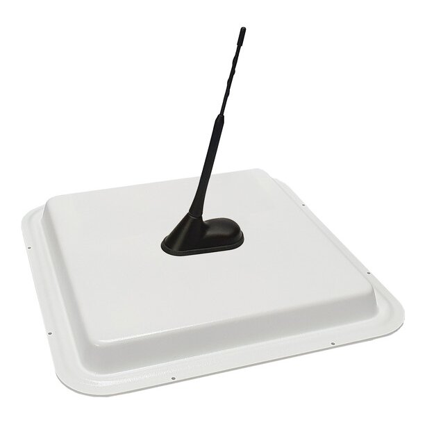 Aktyvi 12 V Kombiflex stogo antena, skirta nameliams su GRP stogu