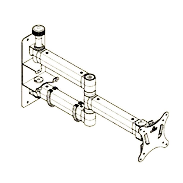 SKY 10N televizoriaus laikiklis 2 svirtimis – 450 mm 3