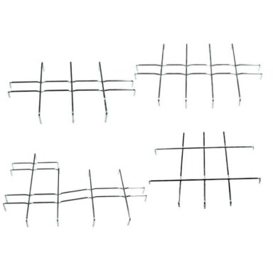 4 tipo grotelės