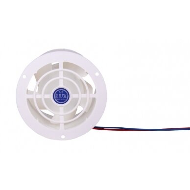 4 dalių šalinamo oro komplektas su stogo kaminu, ventiliatoriumi, adapteriu, filtru 1