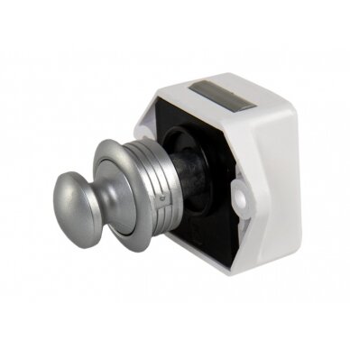 Push Lock Mini – chromo matinis 1 Push Lock Mini – chromo matinis 1