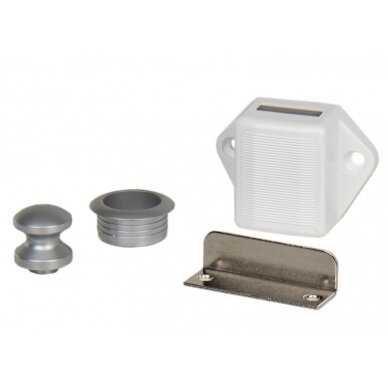 Push Lock Mini – chromo matinis 4 Push Lock Mini – chromo matinis 4